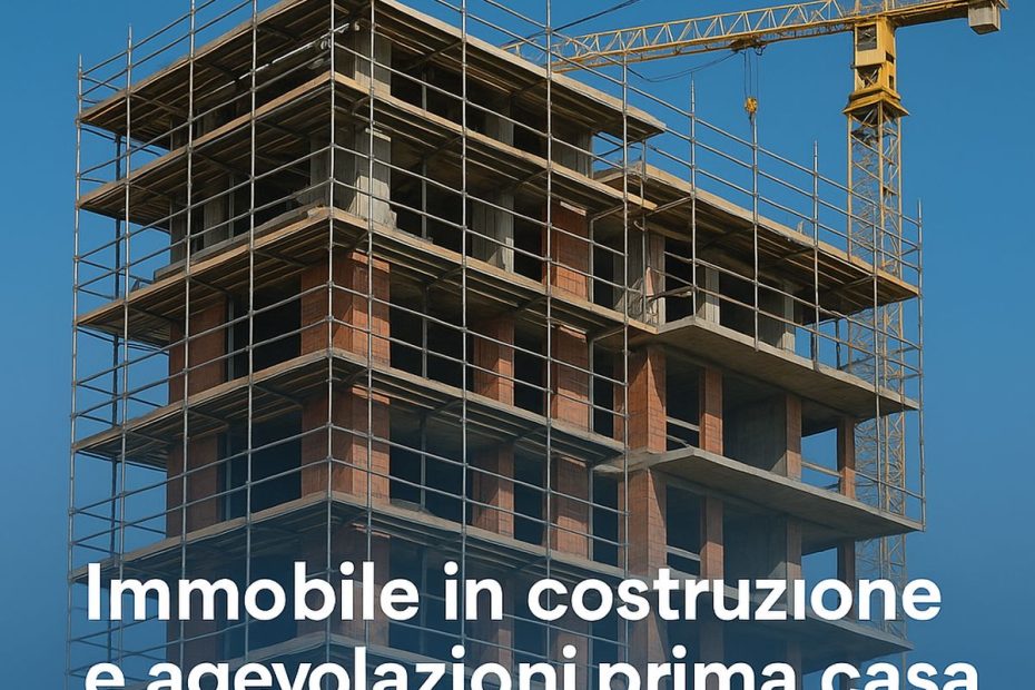Agevolazioni prima casa e immobili in costruzione: stop dopo tre anni se i lavori non sono ultimati