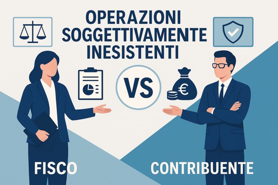 Operazioni soggettivamente inesistenti Fisco vs Contribuente