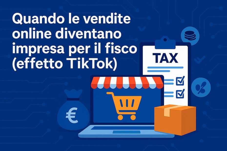 Quando le vendite online diventano impresa per il fisco