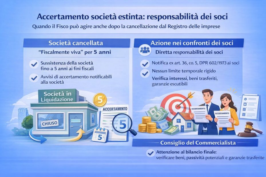 Società estinta e responsabilità dei soci