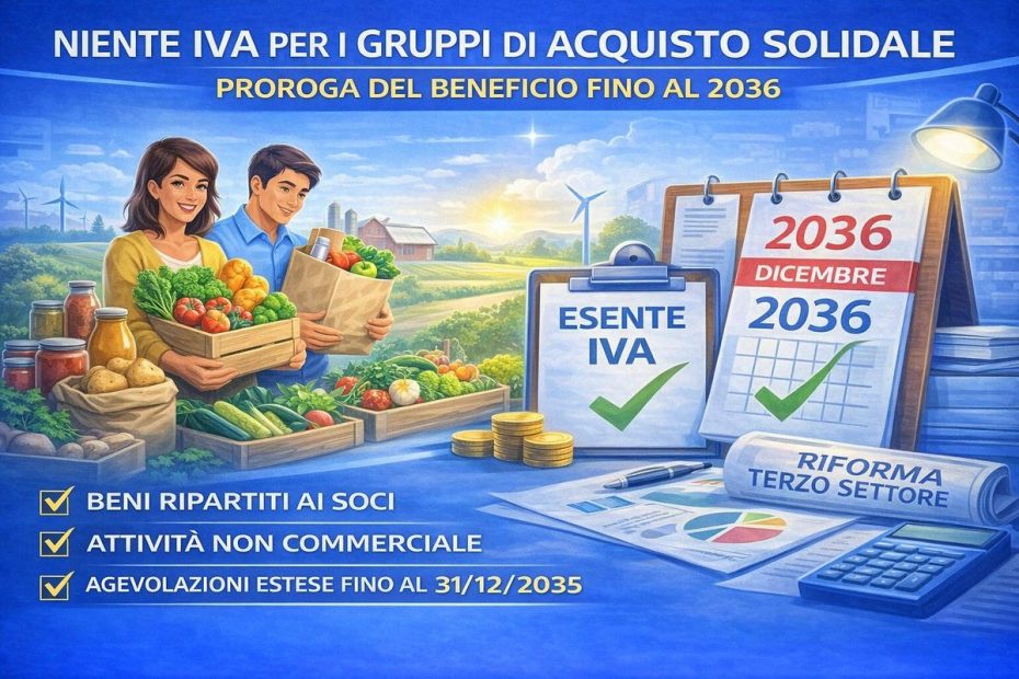 Niente IVA per i Gruppi di Acquisto Solidale