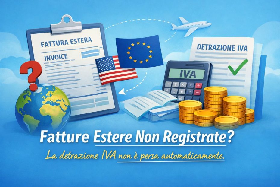 Fatture estere non registrate, perdi davvero la detrazione IVA?