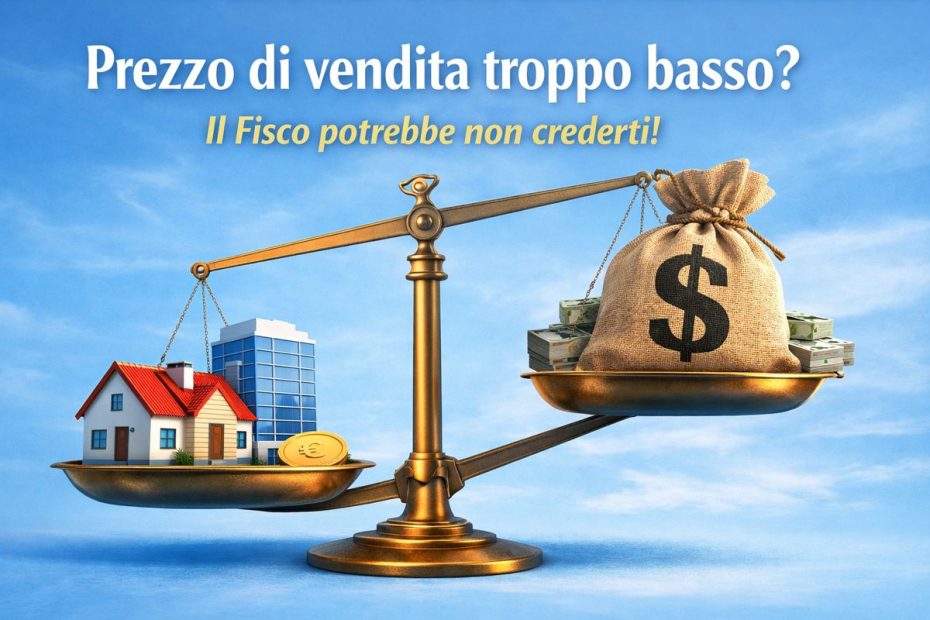Prezzo di vendita troppo basso? Perché il Fisco potrebbe non crederti