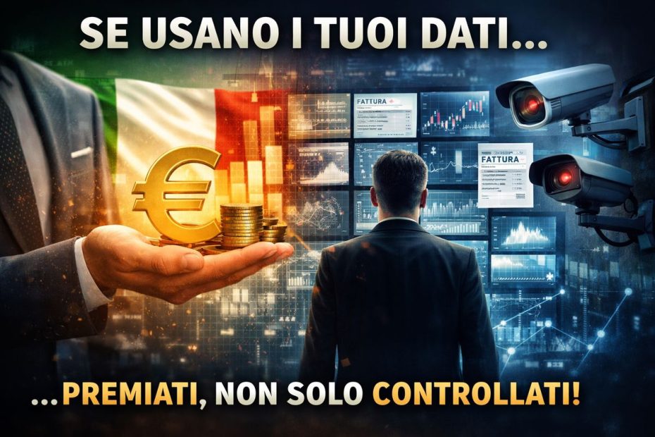 Se il dato del contribuente diventa una risorsa per lo Stato, allora il contribuente deve essere premiato, non solo controllato