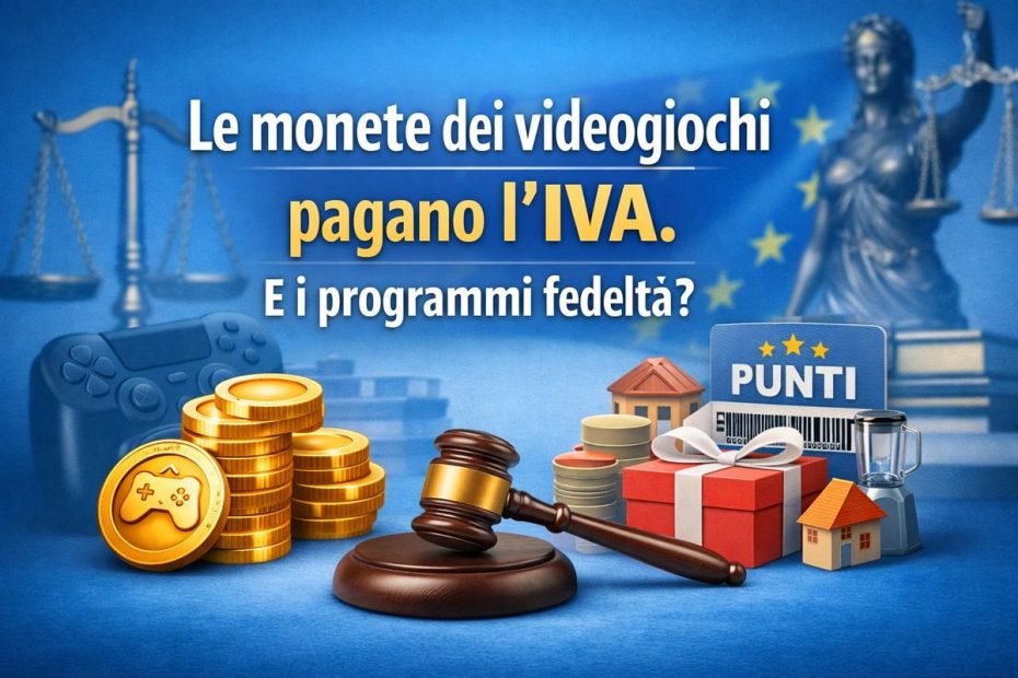 Le monete dei videogiochi pagano l’IVA. E i programmi fedeltà?