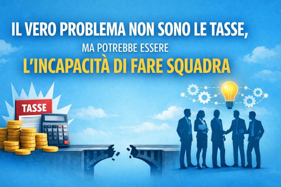 Reti di impresa e PMI, il vero problema non sono le tasse ma fare squadra