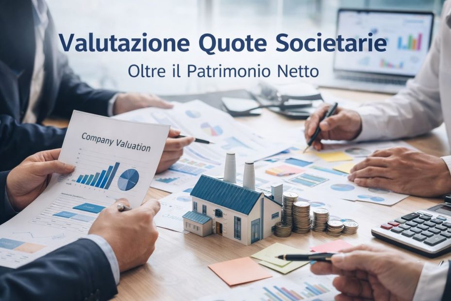 Valutazione quote societarie, perché il patrimonio netto non basta